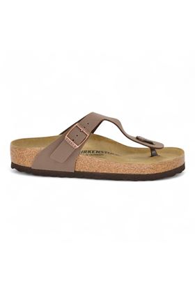 Ciabatta Birkenstock Gizeh colore mocca. BIRKENSTOCK- | GIZEH MOCCA BIRKIBUC-MOCCA